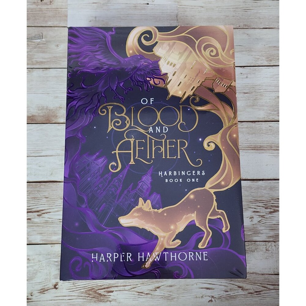 Bookish Box Exclusive Luxe Edition: Of Blood and Aether by Harper Hawthorne NEW